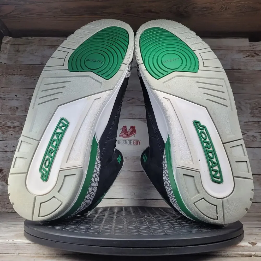 Jordan 3 Retro Men Size 13 Mid Pine Green Athletic Basketball Shoes